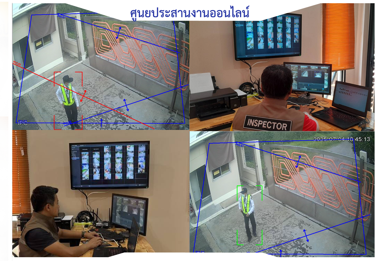 ห้องควบคุมระบบรักษาความปลอดภัยโคราช ศูนย์ประสานงานออนไลน์ 